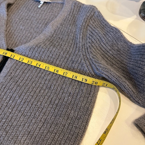 Sandro paris gray cardigan size large - Picture 4 of 9